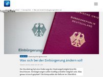 Bild zum Artikel: Bundestag entscheidet über schnellere Einbürgerungen
