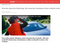 Bild zum Artikel: Mercedes plant den Kahlschlag: Alle deutschen Autohäuser sollen verkauft werden