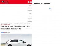 Bild zum Artikel: VW Golf 8 Facelift - Der neue VW Golf schafft 1000 Kilometer Reichweite