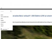 Bild zum Artikel: eActros 600: Mercedes-Benz verkauft 1.000 Elektro-LKW an einem Tag