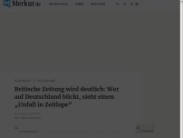 Bild zum Artikel: Britische Zeitung rechnet ab: Wer auf Deutschland blickt, sieht einen „Unfall in Zeitlupe“