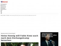 Bild zum Artikel: Heinz Hoenig will Fabio Knez nach dem Dschungel besuchen