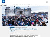 Bild zum Artikel: Protest gegen Rechtsextremismus ruft zu Großdemo nach Berlin