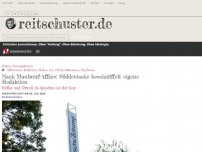 Bild zum Artikel: Nach Maulwurf-Affäre: Süddeutsche beschnüffelt eigene Redaktion