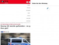 Bild zum Artikel: In Hessen - Seit dem Nachmittag vermisst: Wer hat den kleinen Georg (2) gesehen?