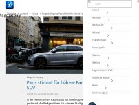 Bild zum Artikel: Bürgerbefragung: Paris stimmt für dreimal höhere SUV-Parkgebühren