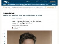 Bild zum Artikel: „Lasst uns doch die Quadratur des Kreises probieren“, schlägt Habeck vor