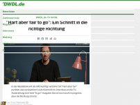 Bild zum Artikel: 'Hart aber fair to go': Ein Schnitt in die richtige Richtung