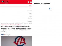 Bild zum Artikel: Reporterinnen undercover in Sachsen - AfD-Nachwuchs fabuliert über Arbeitslager und Deportationen von Juden