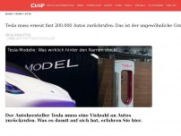 Bild zum Artikel: Tesla muss erneut fast 200.000 Autos zurück: Das ist der ungewöhnliche Grund