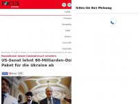 Bild zum Artikel: Hammer-Entscheidung - US-Senat lehnt 60-Milliarden-Dollar-Paket für die Ukraine ab