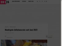 Bild zum Artikel: Niedrigste Inflationsrate seit Juni 2021