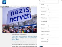 Bild zum Artikel: Wieder Tausende Menschen bei Protesten gegen Rechtsextremismus