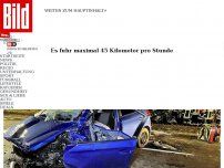 Bild zum Artikel: Frontalcrash bei Rosenheim - Zwei Tote, weil er 45-km/h-Auto überholte