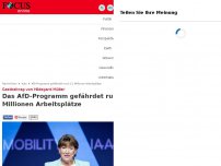 Bild zum Artikel: Gastbeitrag von Hildegard Müller - Das AfD-Programm gefährdet rund 2,2 Millionen Arbeitsplätze!