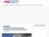 Bild zum Artikel: Er soll schon Deutsch lernen! Mourinho wäre bereit für Bayern