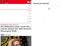 Bild zum Artikel: Finanzhilfen für Indien, Peru & Co. - Die Milliarden-Liste: Lesen Sie, in welche Winkel der Welt deutsches Steuergeld fließt