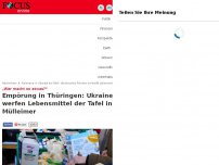 Bild zum Artikel: Anwohner: „Wer macht so etwas?“ - Skandal bei Tafel in Thüringen: Ukrainisches Paar schmeißt Lebensmittel in den Müll